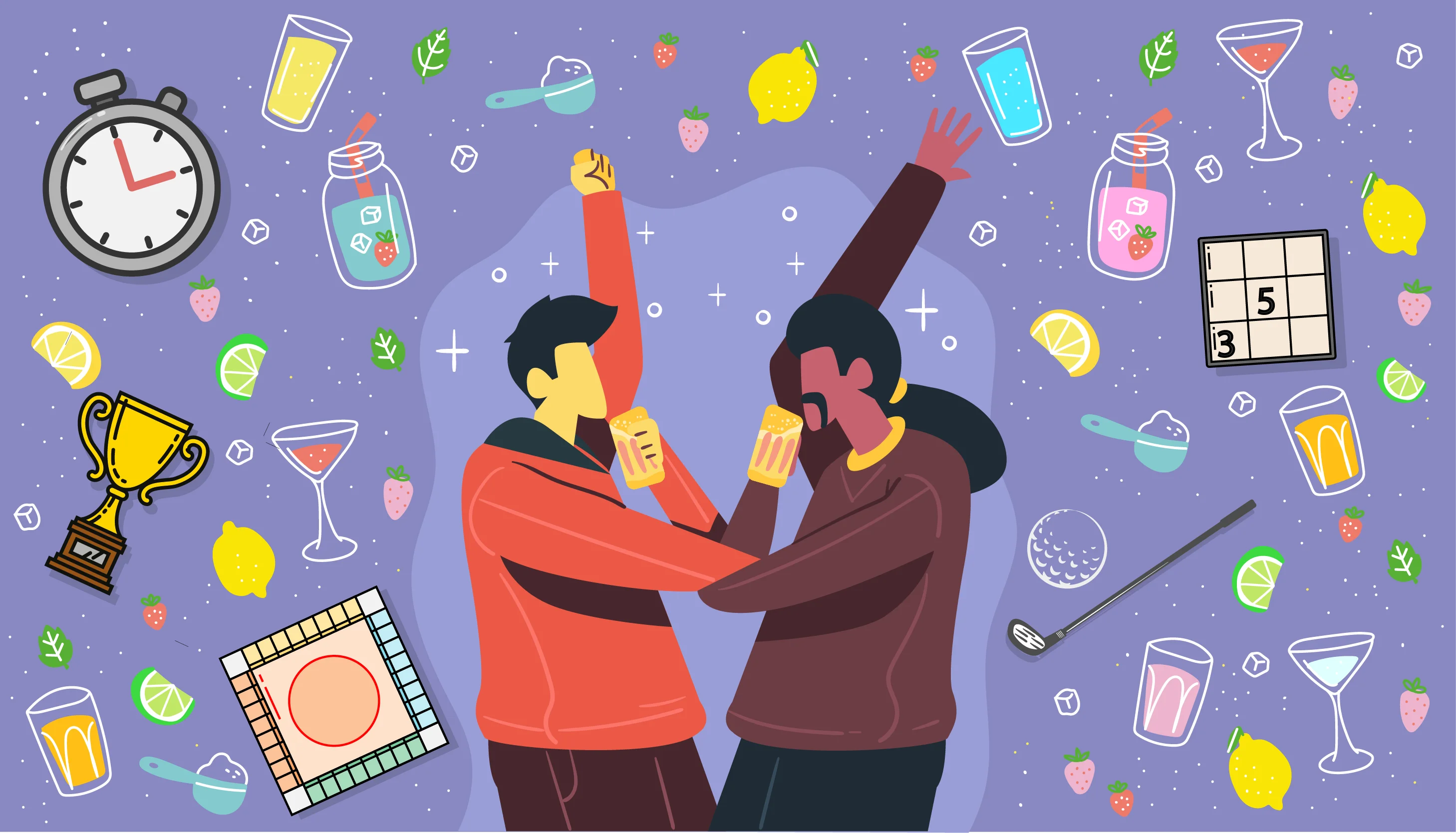 Party tools and games